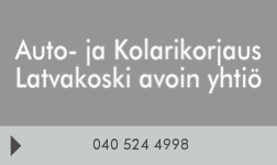 Auto- ja Kolarikorjaus Latvakoski avoin yhtiö